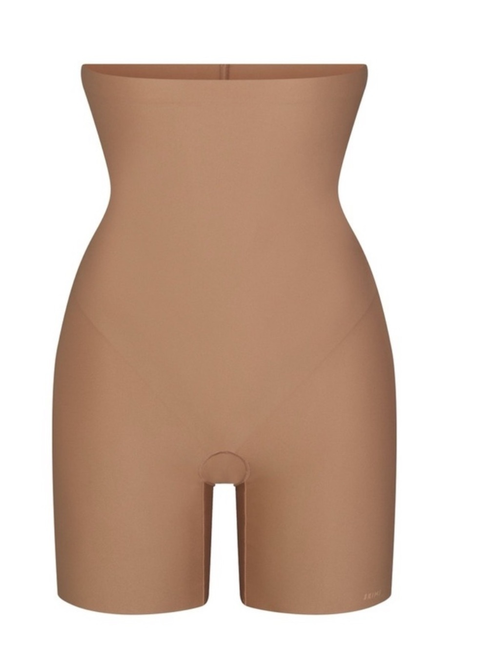SKIMS Seamless Sculpt High-Waist Mid-Thigh Shorts shapewear light brown XL